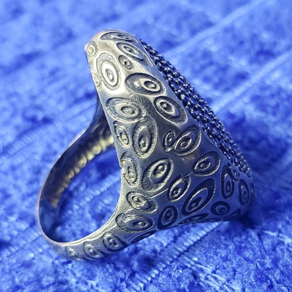 CHOCOLATE CZ DIAMOND RING GOLD SIZE 6 - Picture 2 of 7